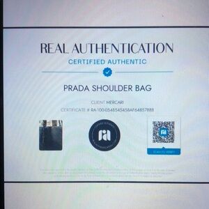 Prada Black Shoulder Bag